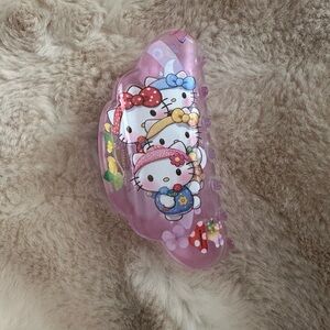 Headband Kitty pink claw clip